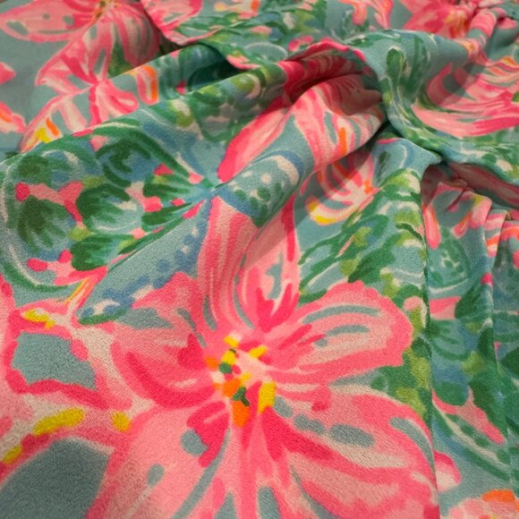 Fun and flirty Lilly Pulitzer dress, Womens size 0, Pink, Green NWOT - Picture 2 of 6